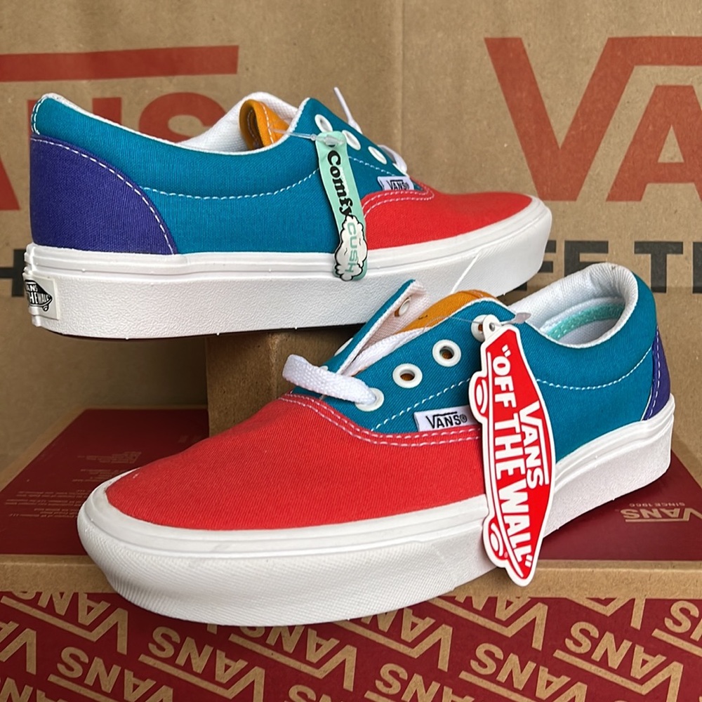 Vans Comfycush Era Multi Block Multi/True White WMNS - Picture 9 of 16